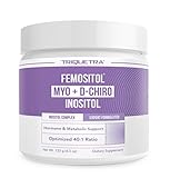 FemoSitol Inositol Powder | Myo-Inositol & D-Chiro Inositol Complex - Clinically Proven 40:1 Ratio (Vitamin B8) | PCOS, Hormonal Balance & Healthy Ovarian Function Support (123 gram – 60 Servings)
