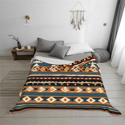 Couverture flanelle amérindienne le cadeau idéal pour lit et canapé - 6
