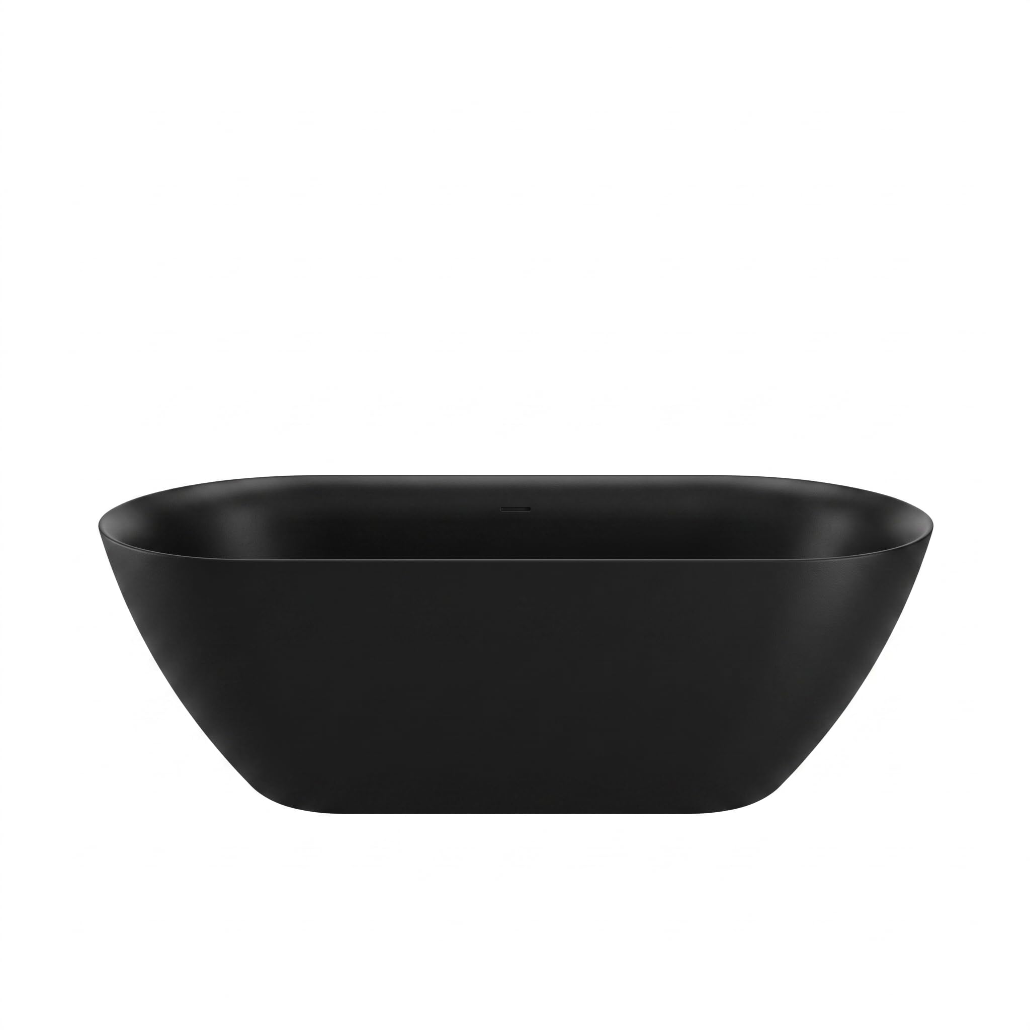 Bañera independiente 170cm acrílico negro mate | Atena