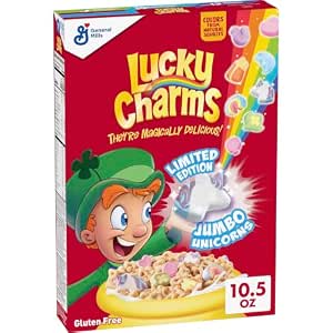 Lucky Charms Gluten Free Cereal with Marshmallows, 10.5 oz