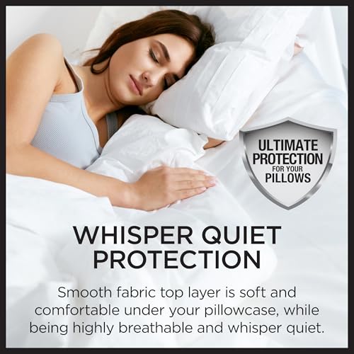 Protect-A-Bed AllerZip Zippered Mattress Encasement Queen, Bed Bug Proof and Dust Mite Proof Six-Sided Mattress Protector, 100% Waterproof Washable Cover, Fits 11"-18" Mattresses​ - Thumbnail 6