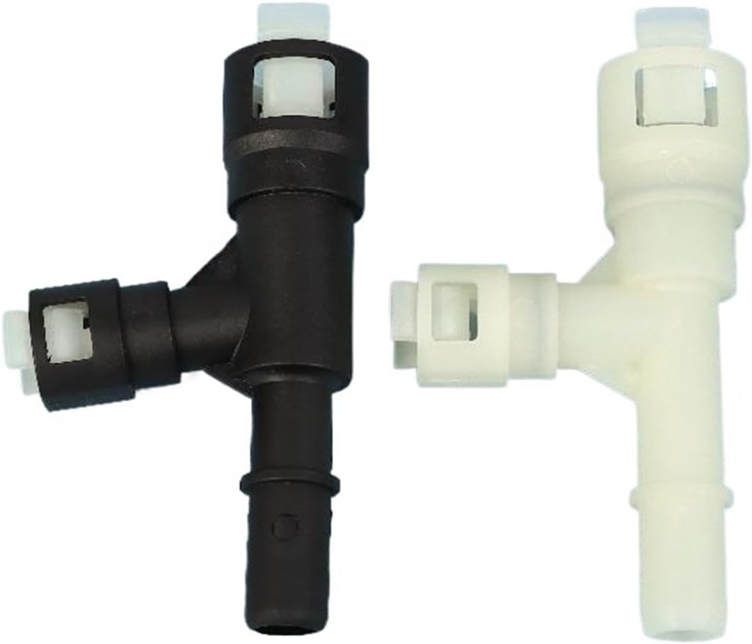 coolant hose connector 2-Piece Heater Hose Connector Set 15055342 15055343, Compatible With Automotive Applications