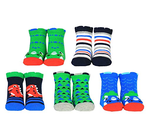Chaussettes dinosaure bébé taille unique unisexes Dippy le cadeau idéal