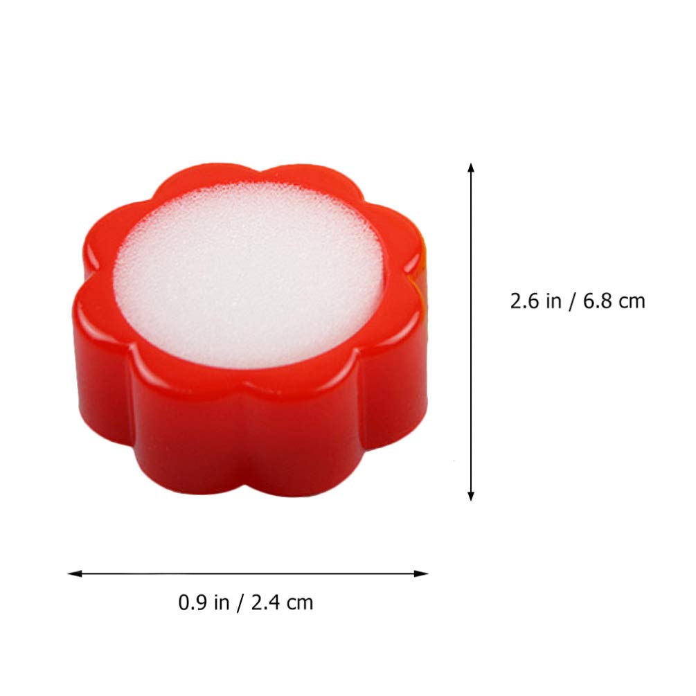 STOBOK 10Pcs Dito Umidificatore Spugna Tazza per Conteggio Soldi Cassiere Banca