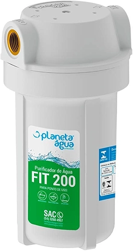 Purificador Fit 200 com Rosca de 1/2", Planeta Água, 2000, Branco, Pequeno