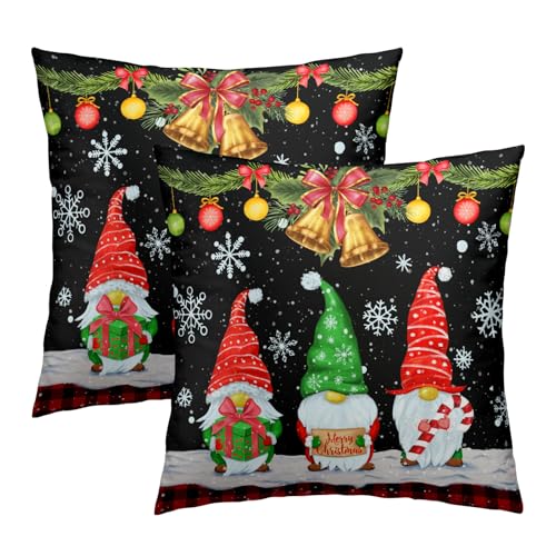 Merry-Christmas-Throw-Pillow-Covers-Set-of-2-Black-Gnomes-Pillowcases-18x18-Inch-Holiday-Decorative-Throw-Cushion-Case-for-Home-Sofa-Couch Merry Christmas Throw Pillow Covers Set of 2 Black Gnomes Pillowcases 18×18 Inch Holiday Decorative Throw Cushion Case for Home Sofa Couch
