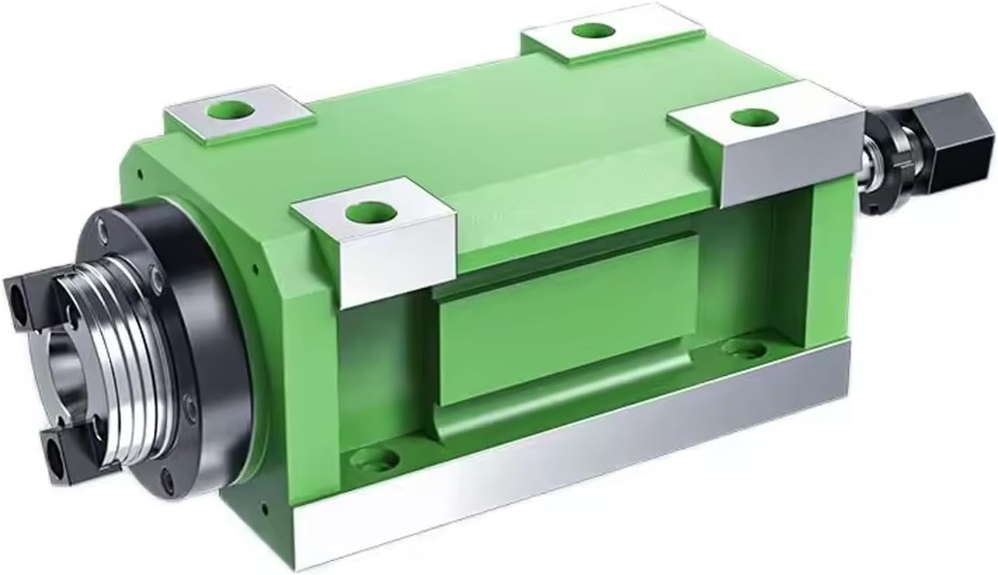 BT40 Chuck 3000W 3KW 4hp Power Head Cutting Boring Milling Machine Lathe Tool, Spindle Head Max 3000-6000RPM High Speed