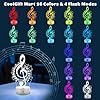 CoolGift Mart Music Note Night Light, 3D LED Optical Illusion Lamp with Remote Control and Timer, Gifts for Music Lovers #1