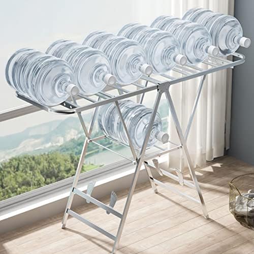 This Foldable Clothes Drying Rack Foldable Portable Space Saving Clothes Drying Rack,Aluminium Alloy Drying Rack，Collapsible Clothes Drying Rack with Casters, Windproof Hanging Holes