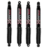 Skyjacker Black MAX Series Set of Front and Rear Shock Absorbers for 2005-2016 Ford F-250 Super Duty F-350 Super Duty 4WD with 0-3 Inch Lift | Includes TrendsAuto Decal Sticker | B8591 B8560
