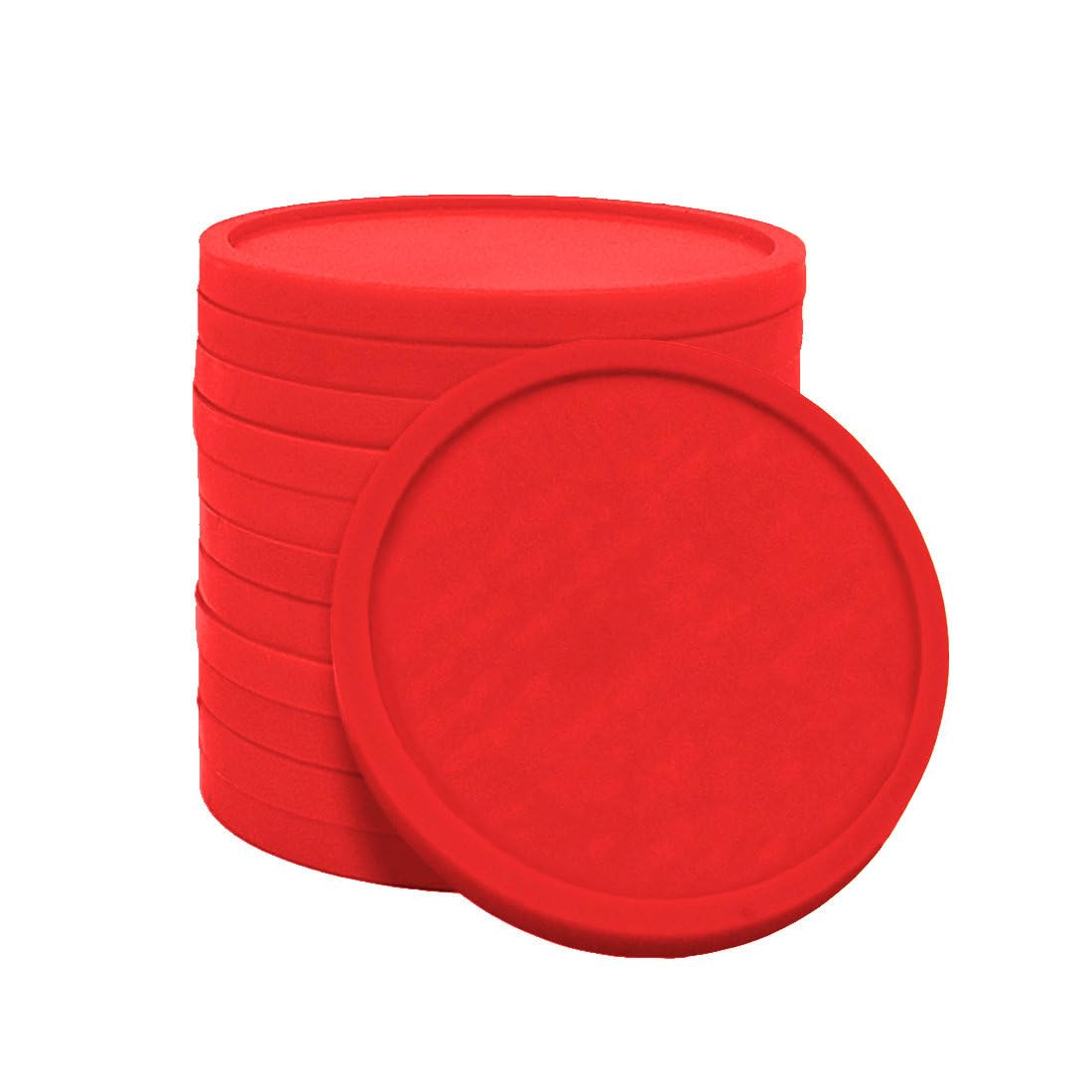XXL Packaging: Combicraft Blanco tokens/Consumption tokens Red - Diameter 29mm - 3000 pieces - Tender for festivals, events and hospitality