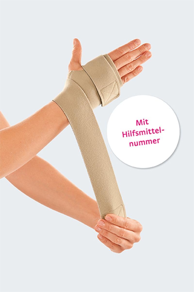 medi circaid juxtafit essentials adaptives Kompressionssystem - Handteil | Größe: M | Links | Unelastische Kompression für die Hand | Einstellbare Kompressionsstärke | Einfache Handhabung