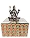 Gangesindia Mediating Shiva Hindu Religious Gods Cold Cast Bronze Resin Decorative for Home-Office, Puja Room, Car Dashboard (Shiva Ji)