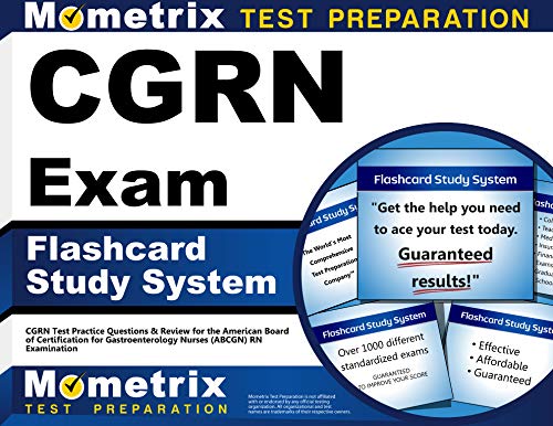 CGRN Exam Flashcard Study System: CGRN Test Practice Questions & Review for the American Board of Certification for Gastroenterology Nurses (ABCGN) RN Examination (Cards)