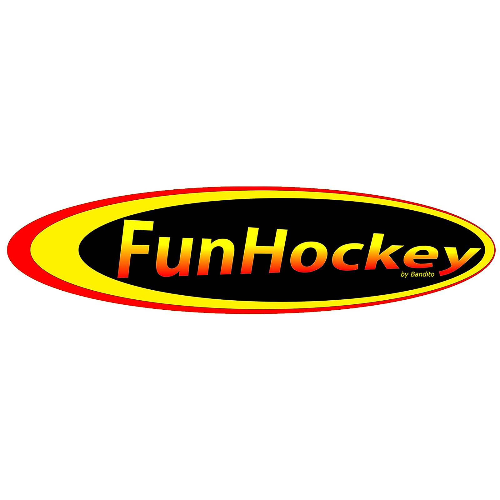 Bandito FunHockey Pop Up Torset für Kinder, 2 Größen, automatisch faltbares Fußballtor, wetterfestes Hockey Tor für Garten und Kinderzimmer, Floorball Mini Tor,Feldhockey Tor mit Tasche und Bodenhaken