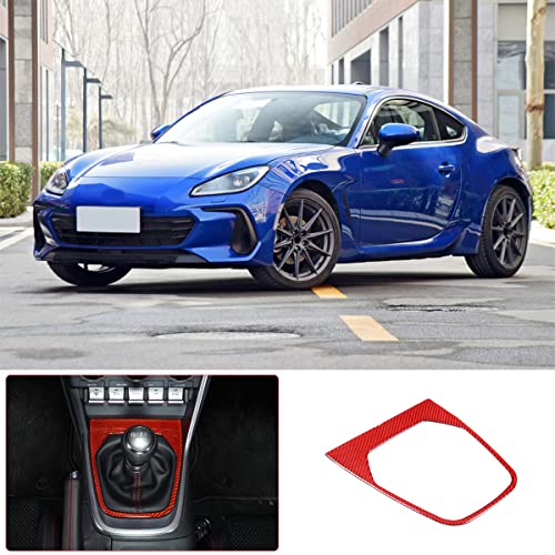 HAPPYHORSE Fit for Subaru BRZ 2022 Car Interior True Carbon Fiber (Red Soft Carbon Fiber) Decorative Accessories 2022 Subaru BRZ Special (Red LKLW-ASCF-1675)
