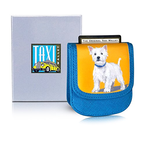 Taxi Wallet® TW95-WESTIE Soft Vegan Non-leather, Compact, Front Pocket Folding Wallet - For Cards, Bills, ID (Men & Women)2