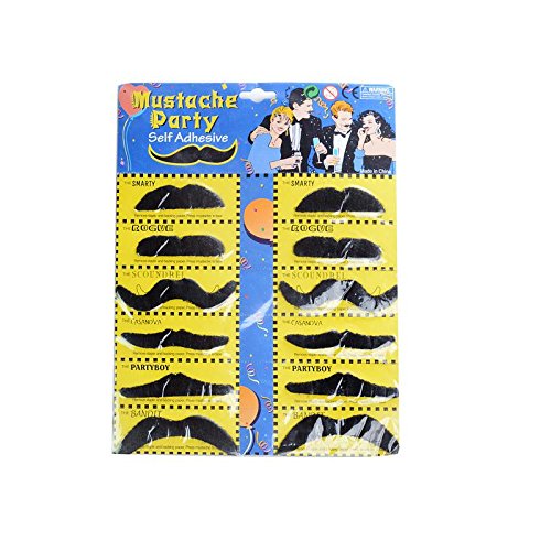 Balloonistics El Figo Merchandise Assorted Self Adhesive Party Moustache 12Pcs (B07FT8PW3X) Amazon Price History, Amazon Price Tracker