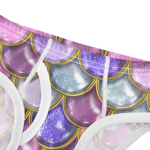 Purple Pink Mermaid Scales Toddler Boy's Underwear 2T 202c14254