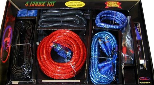 (新品)AUTOTEK SS1500.4 アンプ 1500W 配線セット付き Amazon.com: 1500 Watt Complete Amplifier Hookup Kit