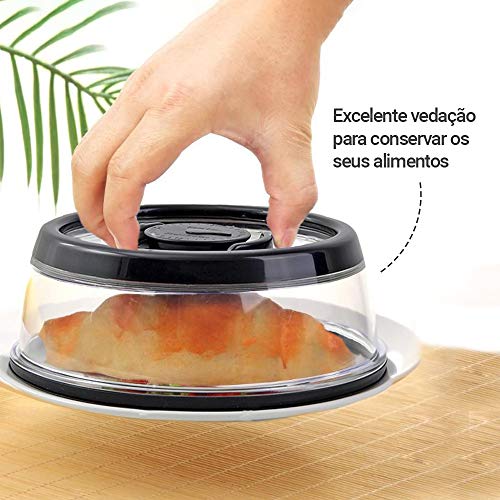 Tampa Seladora a Vácuo Conservação e proteção Alimentos 25cm