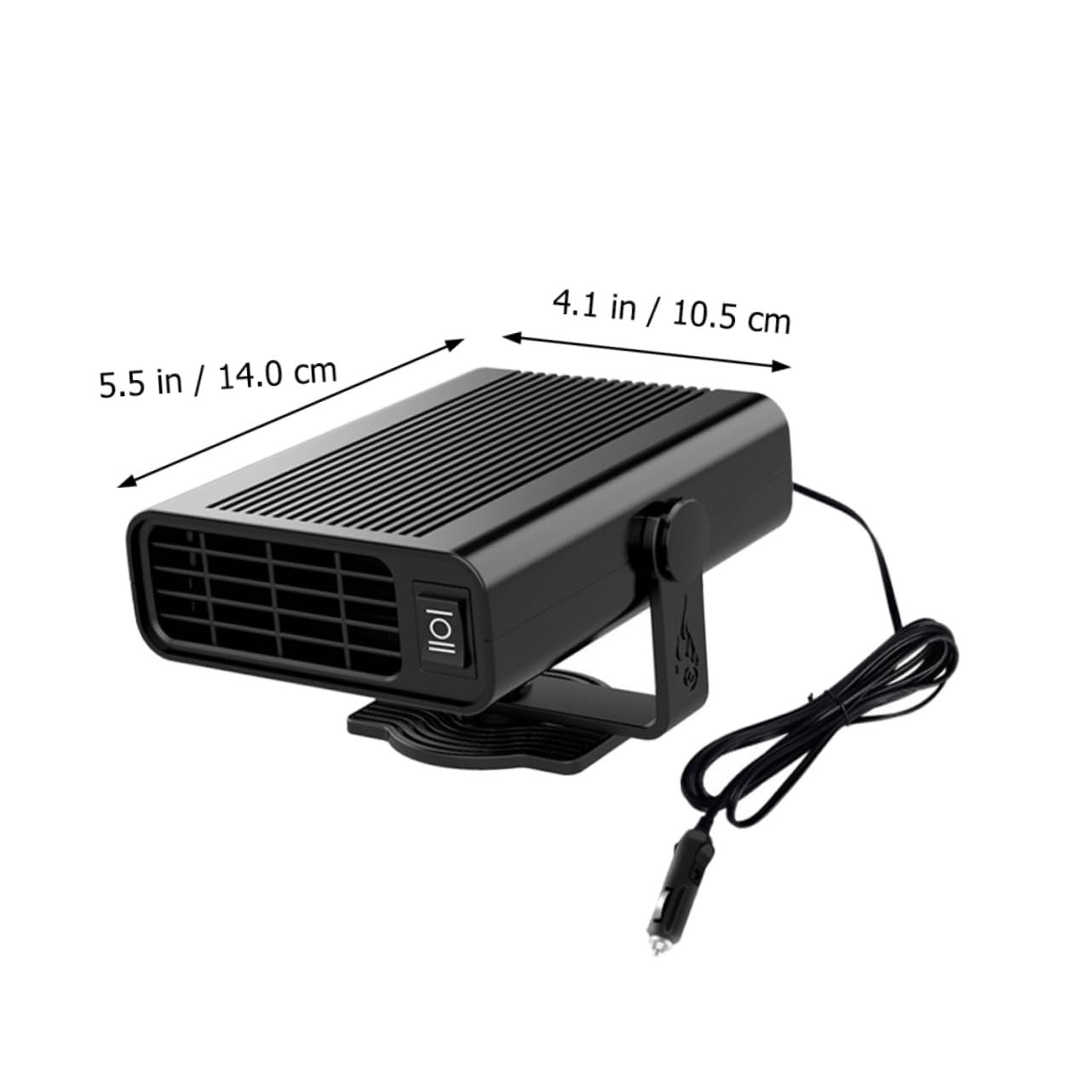 Ciieeo Car Heater Portable Vehicle Warmer Efficient Car Defroster for Demisting Durable Compact Design for Safe Use