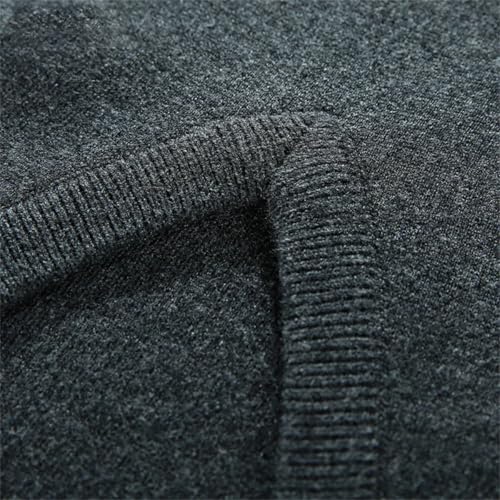 Dcvmvmn Men Sleeveless Sweater Vest Male Autumn Spring Cotton Knitted Solid Vest Business V Neck Top Slim Sweaters2