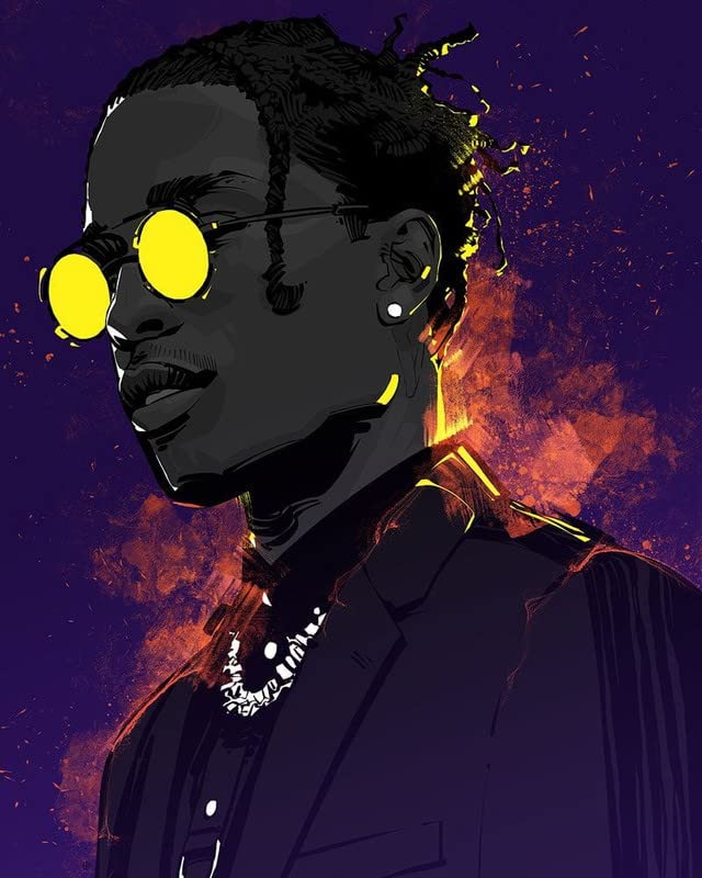 POSTERDADDY Hip Hop Art Animated Hd Rappers Animated Art Matte