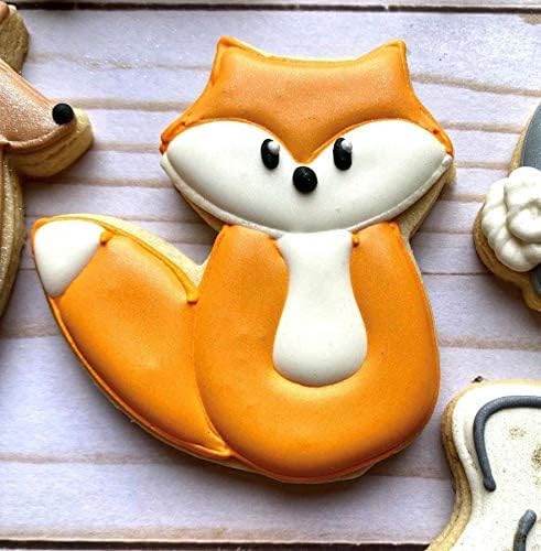 Woodland Cookie Cutters 5-Pc. Set Made in USA by Ann Clark, Fox, Deer, Owl, Hedgehog, Mushroom - Image 7