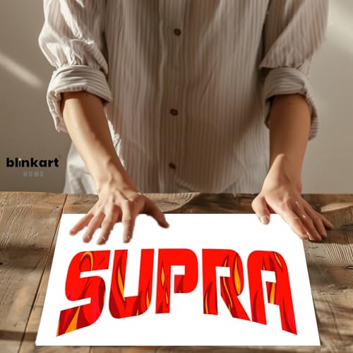 Image of BLINKART Toyota SupraCar Posters Sticker Gift Items for Boys Room Wall Decor || Comes with Double-Sided Tape|| Decoration Bedroom Living Room Office Studio Decor | 12x18 In (A3) - CAR-271