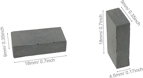 Miniatura 5 de Woohome Juego de 350 piezas de ladrillos de pared en miniatura, ladrillos en miniatura, ladrillos falsos con raspador para accesorios de paisajismo