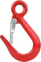 Odorkle 5000Lbs Safety Lifting Hook - Red Alloy Steel Hoist Crane Hook for Ship Construction