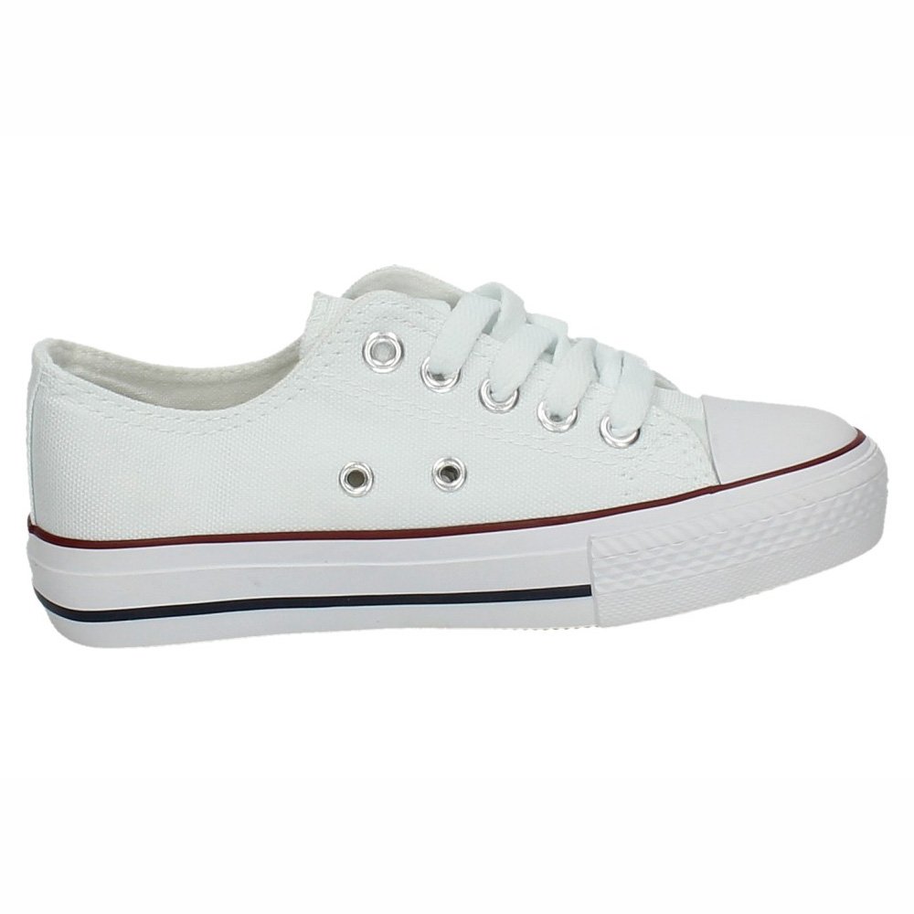DEMAX Lonas Blancas Mujer Zapatillas Blanco