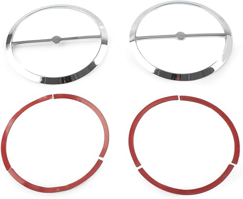 Miniatura 4 de GZYF Cubierta de anillo para altavoz de motocicleta izquierdo y derecho, cubierta de parrilla para Harley Electra Glide, Street Glide, Ultra