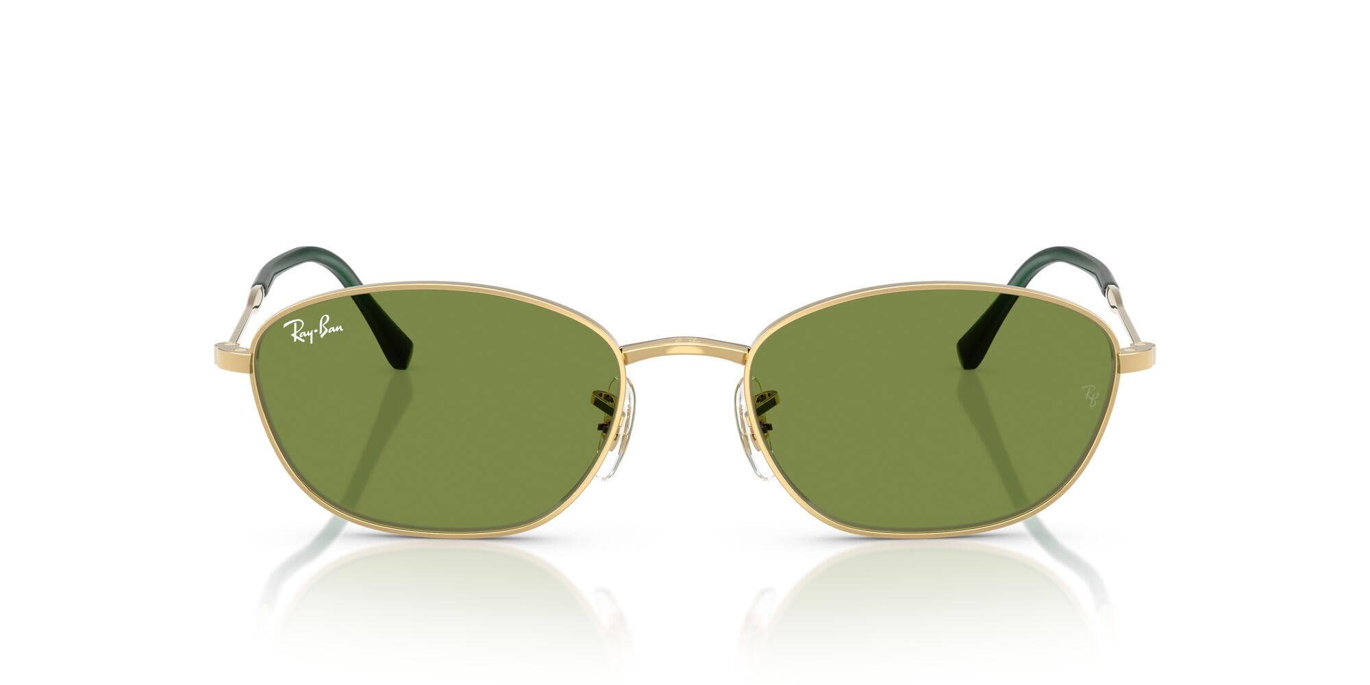 

                                                    Ray-Ban RB3749 Sunglasses, Gold/Green, 55 mm