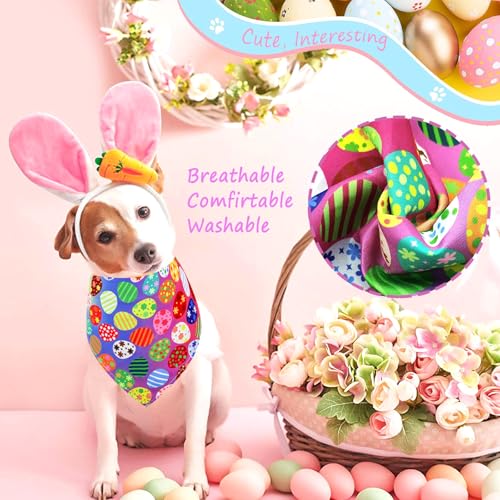 Bandana de Pascua para Perro con Orejas de Conejo Large miniatura 5