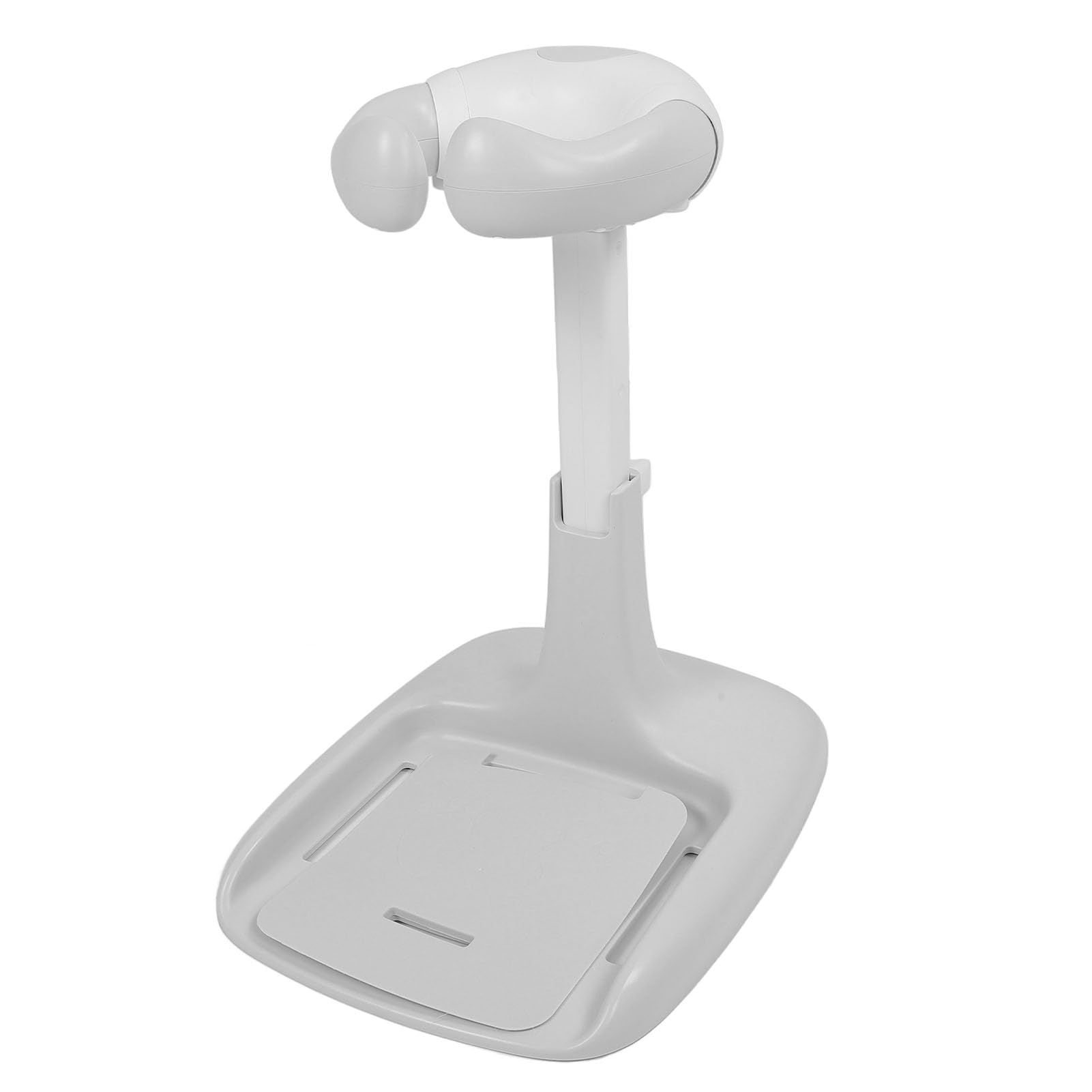 Soporte para Ducha de bebé, Diseño Innovador, Toallero de Baño Antideslizante para Niños Pequeños, Soporte de Ducha Multifuncional para el Cuidado Diario, Material PP (Gris blanco)