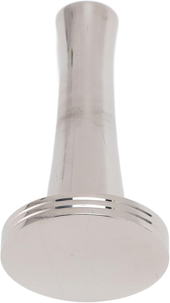 Coffee Tamper Stainless Steel Capsule Press Tool for Achieving Even Coffee Pressing Process, for Capsule Lovers At Home or Office (Large, Flat Bottom)