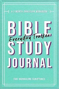 Paperback Bible Study Journal: A 3 Month Christian Workbook for Journaling Scripture: Modern Calligraphy and Lettering - Medium (6 X 9 Inch Journal) Book