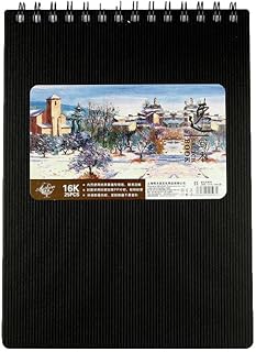 3A Sketch Book Wire 25 Paper 140 gm - Black