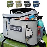 Kayak Cooler Behind Seat – Small Portable Cooler Bag for Kayak Seat Storage, Kayak Accessories for Fishing, Kayak Crate, Insulated Soft Sided Cooler Bag for Paddle Board Cooler - Fishing Blueprint