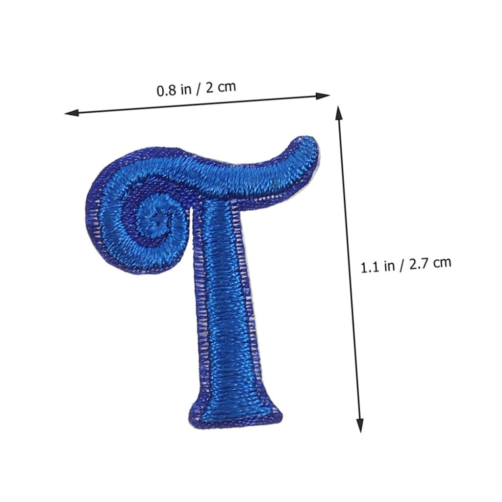 104pezzi Patches Letterali Ricamati Adesivi Applicare Toppe Termoadesive Per Jeans Scarpe e Decorazioni Per e Riparazioni