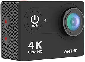 HHZL Photo Camera Remote Control 4K High Definition WIFI Motion Camera 30m Waterproof Camera Motorcycle Helmet Recorder Mini Camera Color Black HHZL Photo Camera Remote Control 4K High Definition WIFI Motion Camera 30m Waterproof Camera Motorcycle Helmet Recorder Mini Camera Color Black