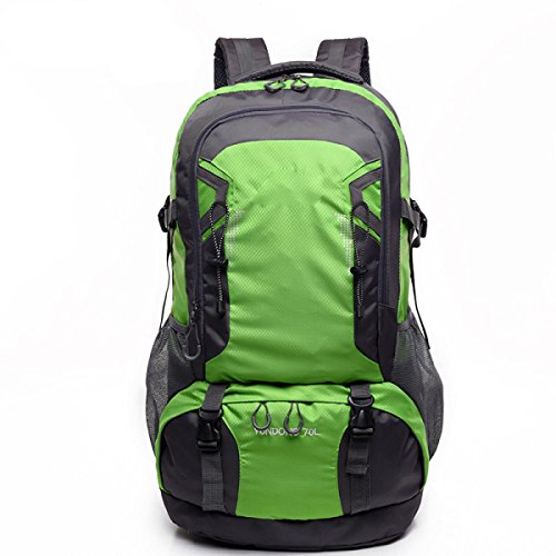 Mochila De Senderismo Al Aire Libre Gran Capacidad 70L Impermeable Liviana Camping Y