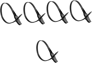 BESPORTBLE 5pcs Cable Tie Combination Lock Motorized Bike Heavy Duty Bike Lock Electric Bike Lock Outdoor Heavy Duty Cable Lock Outdoor Bike Lock Bike Lock with Security Tie Cycling Bike Lock