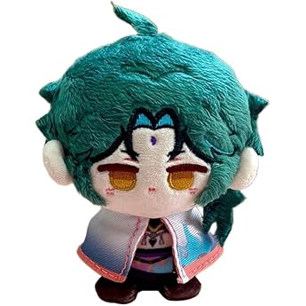Anime Kaveh Plush Tighnari Figure Soft Xiao Cartoon Pendant Hiker Keychain Backpack Decoration Gifts 12 cm
