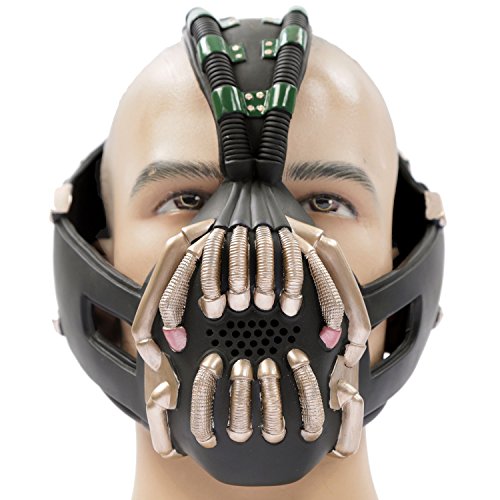 Bane Mask Replica Bronze Version Adult Size for Batman the Dark Knight Rises Xcoser