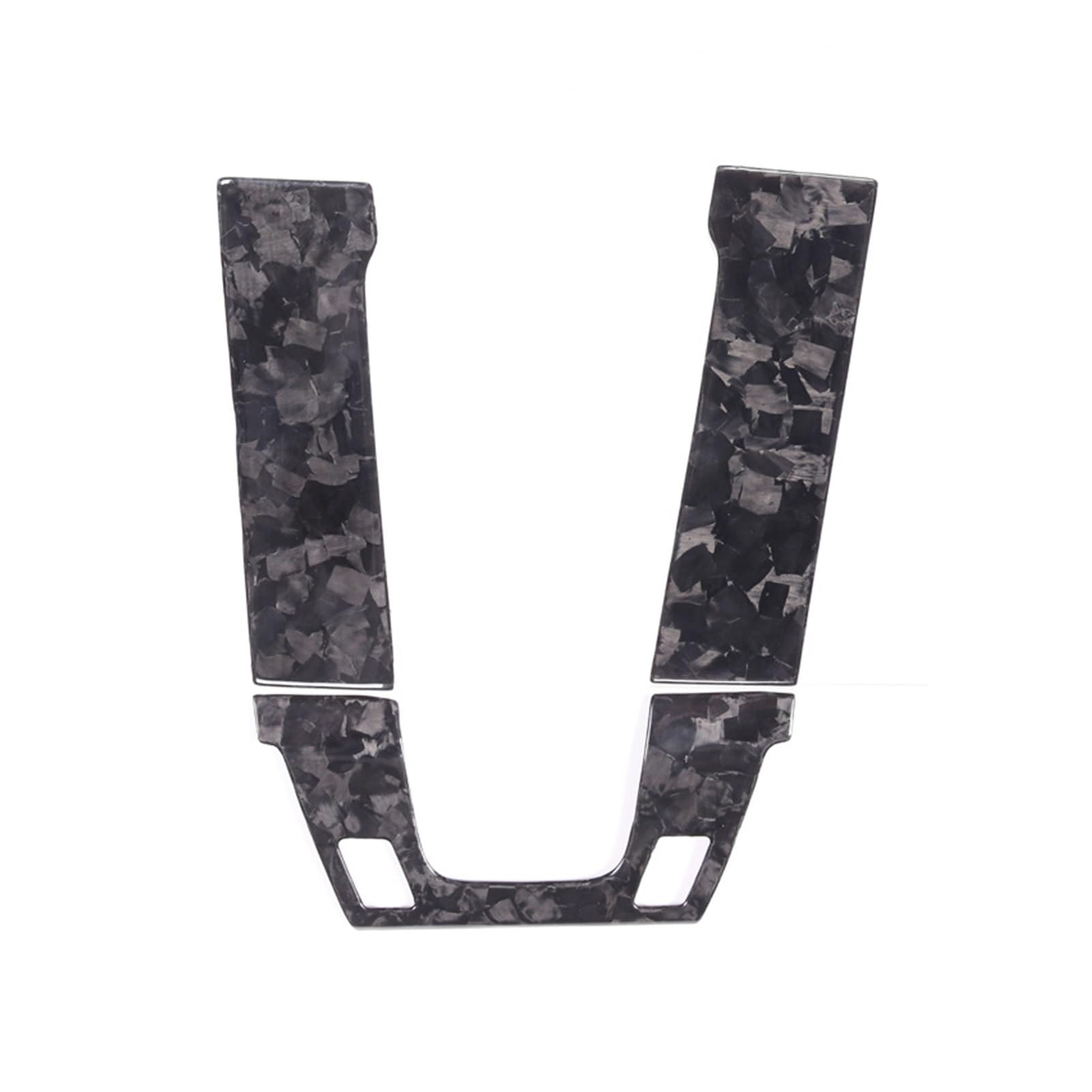 QBKGMEWCA Seat Back Adjustment Switch Trim Compatible for Porsche 911 2019–2023 Genuine Carbon Fiber(Type3)