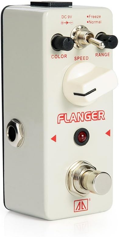 AA - ATR-5 Mini Portable Classic Analog Flanger Freeze Guitar Effects Pedal for Guitar Bass