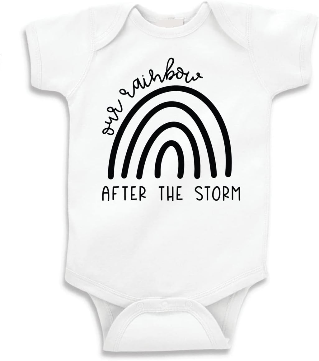 Bump and Beyond Designs Pregnancy Announcement, Rainbow After the Storm